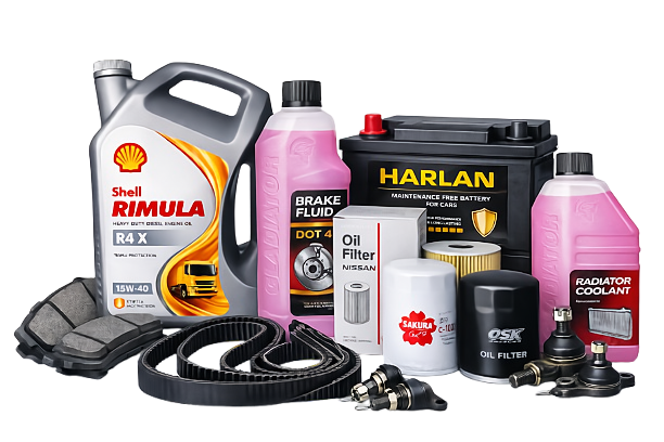 Car spare parts and maintenance products available at Jusico Spare Parts in Mauritius